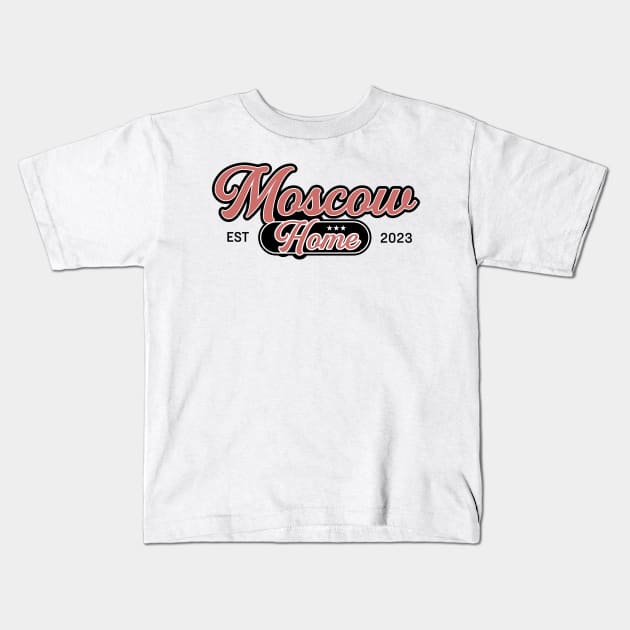 Moscow Home Kids T-Shirt by Thangprinting